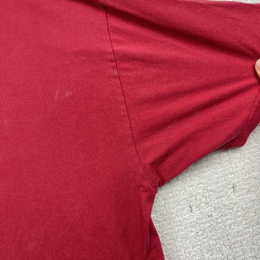 VTG Y2K Billabong Graphic Tee Shirt Mens XL Red Cyber Goth Emo Grunge Skater** - Picture 15 of 15